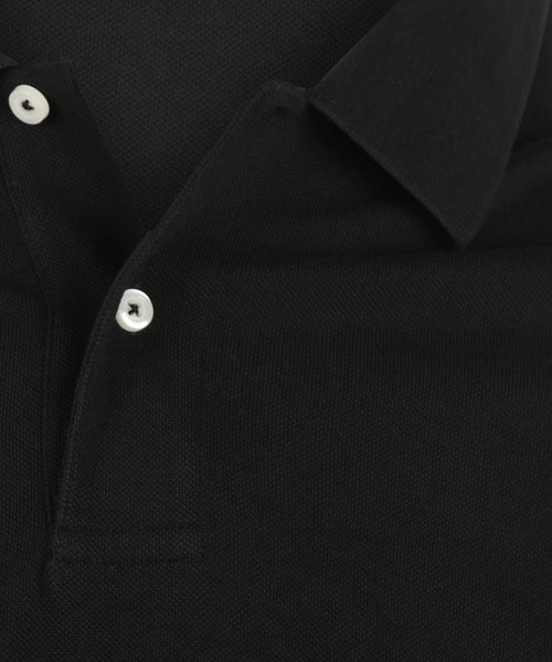 Polo pique short sleeve | Black