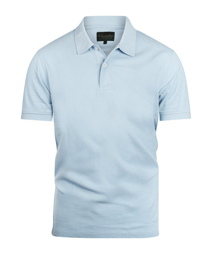 Kurzärmeliges Piqué-Poloshirt | Blau