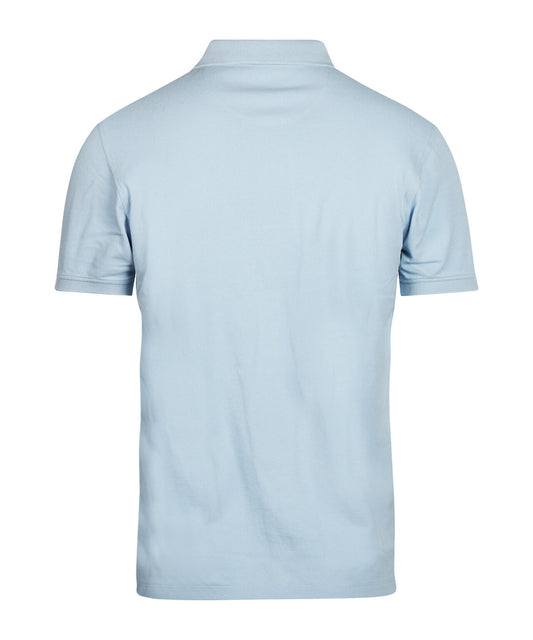 Kurzärmeliges Piqué-Poloshirt | Blau