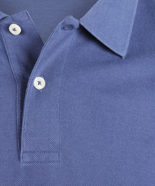 Polo pique short sleeve | Blue