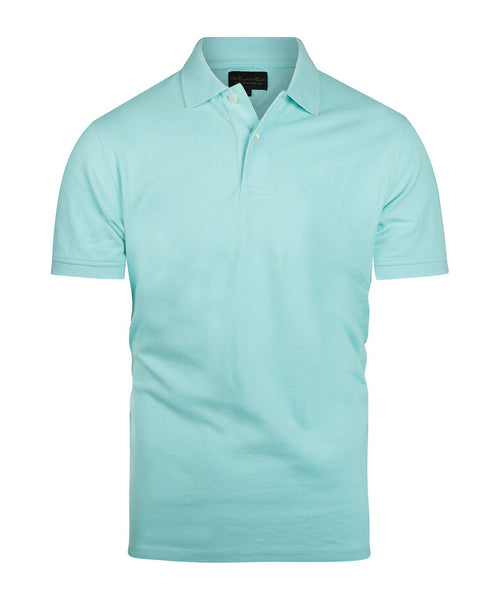Polo pique short sleeve | Blue