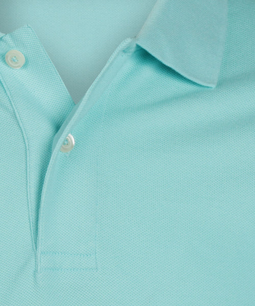 Polo pique short sleeve | Blue