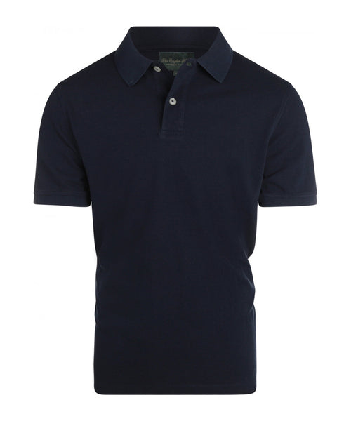 Polo pique short sleeve | Navy Blue