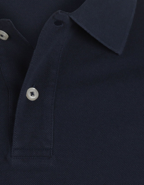 Polo pique short sleeve | Navy Blue