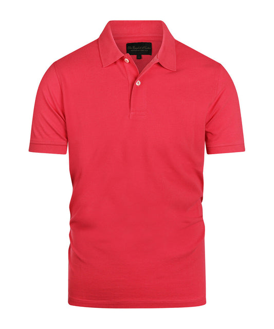 Kurzärmeliges Piqué-Poloshirt | Rot