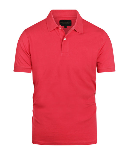 Polo piqué korte mouw | Rood