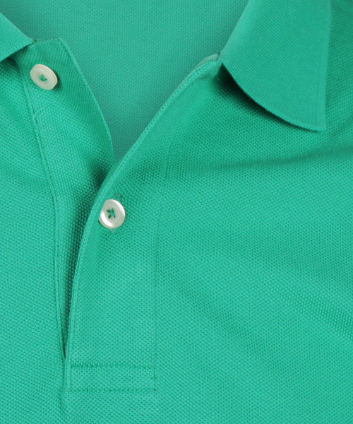 Polo pique short sleeve | Green