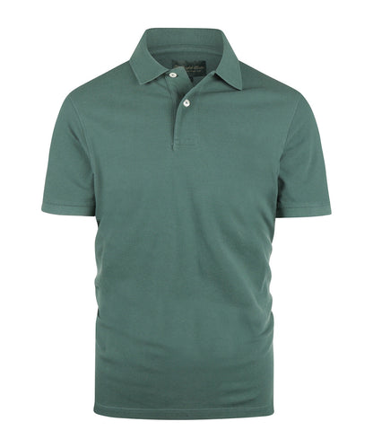 Polo pique short sleeve | Green