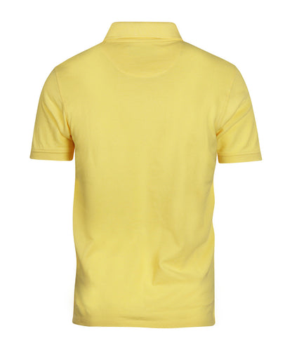 Kurzärmeliges Piqué-Poloshirt | Gelb