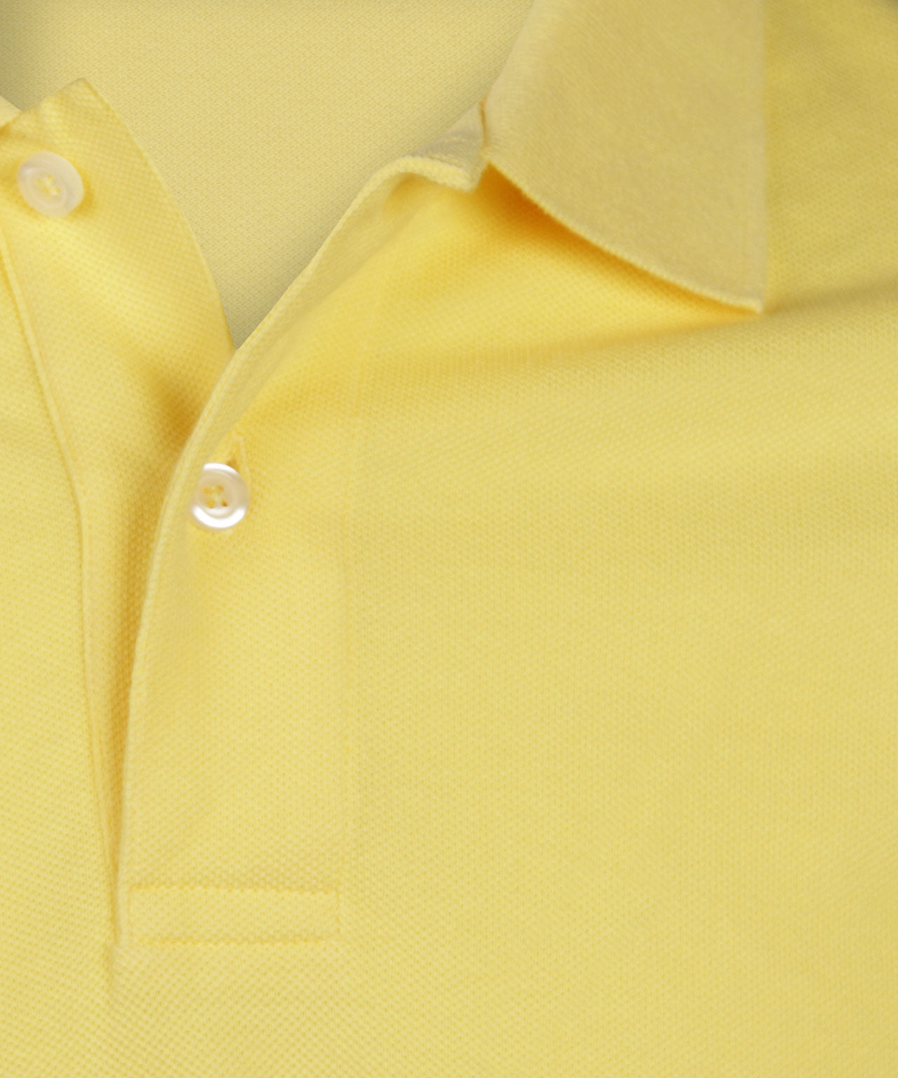 Kurzärmeliges Piqué-Poloshirt | Gelb