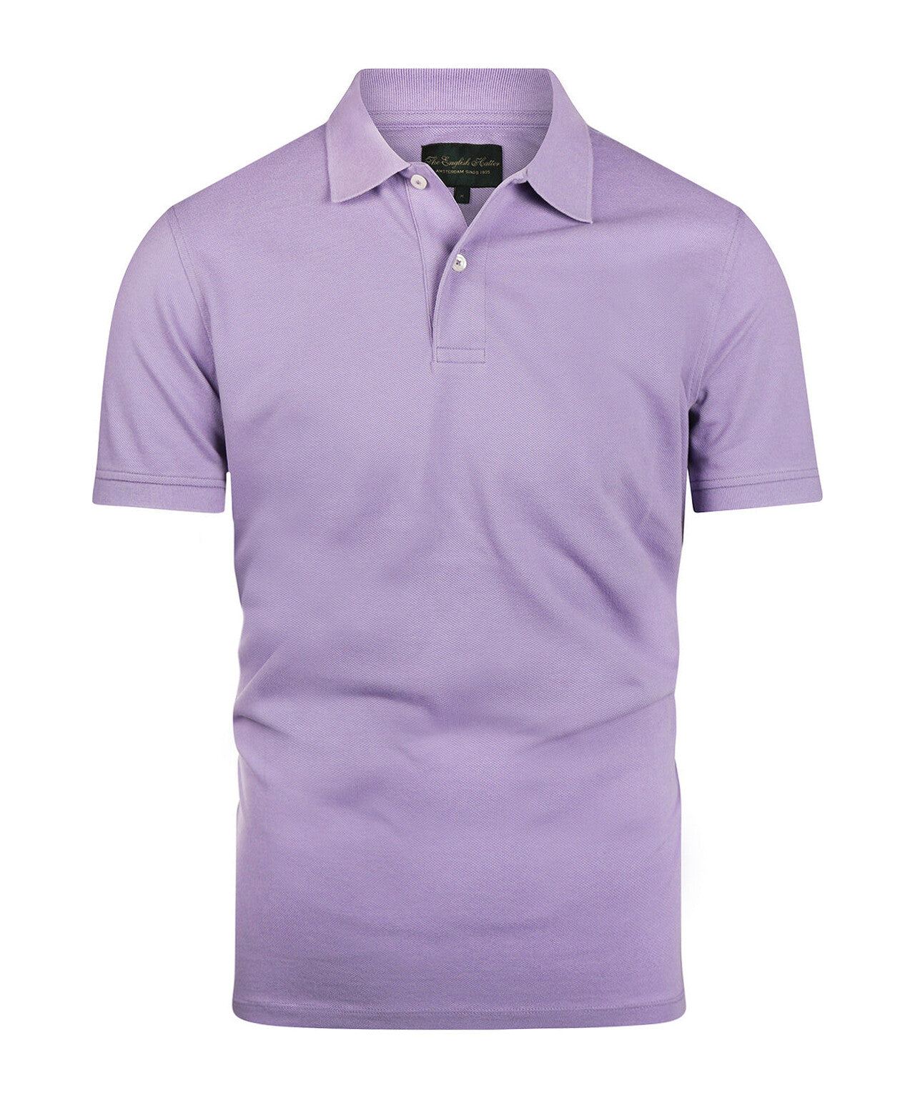 Kurzärmeliges Piqué-Poloshirt | Lila