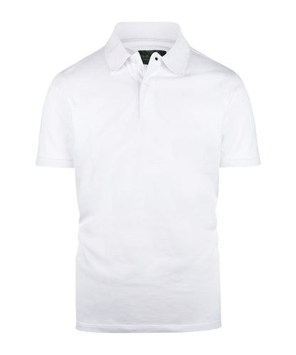 Polo pique short sleeve | White