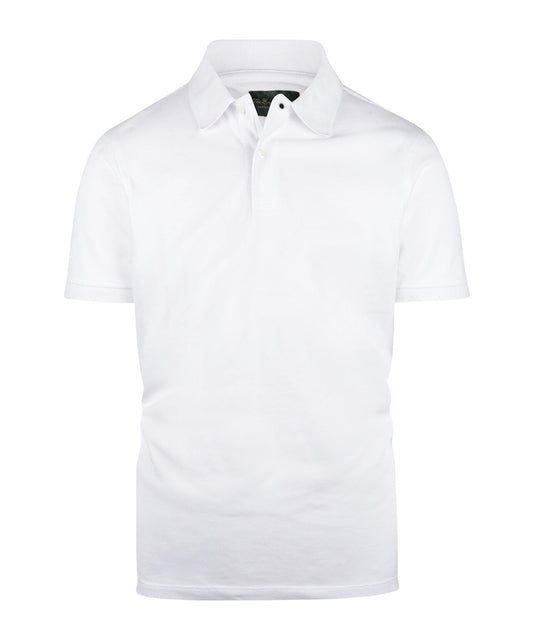 Kurzärmeliges Piqué-Poloshirt | Weiß