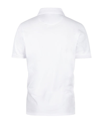 Polo pique short sleeve | White