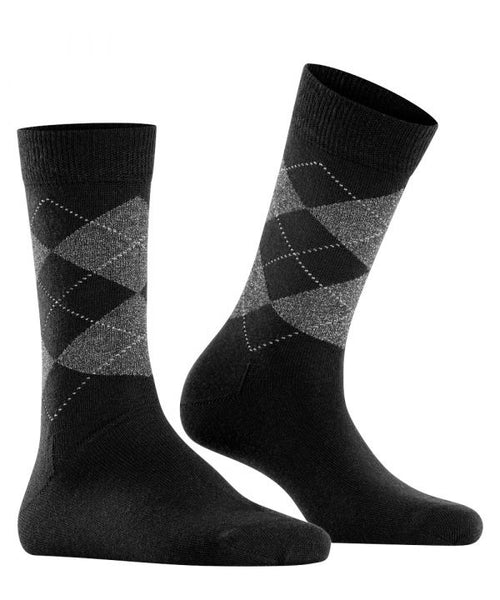 Marylebone Lurex socks | Black