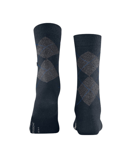 Marylebone Lurex socks | Blue
