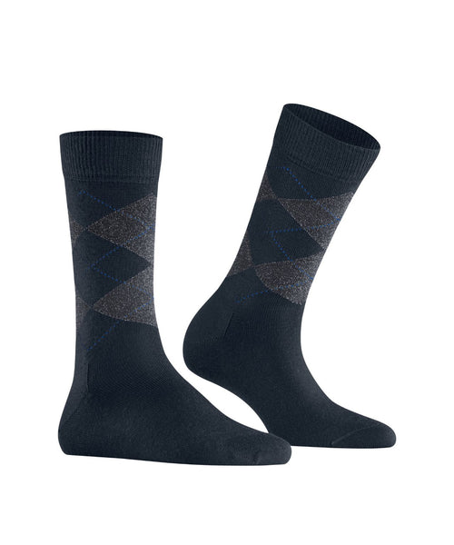 Marylebone Lurex socks | Blue