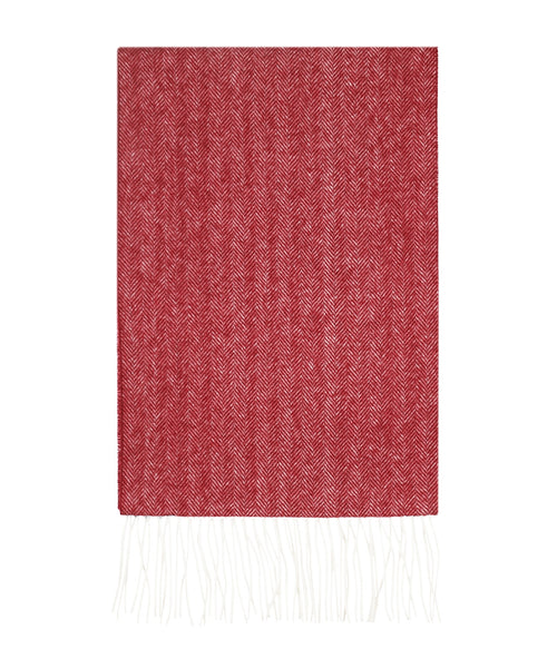 Merino Wool Scarf | Red