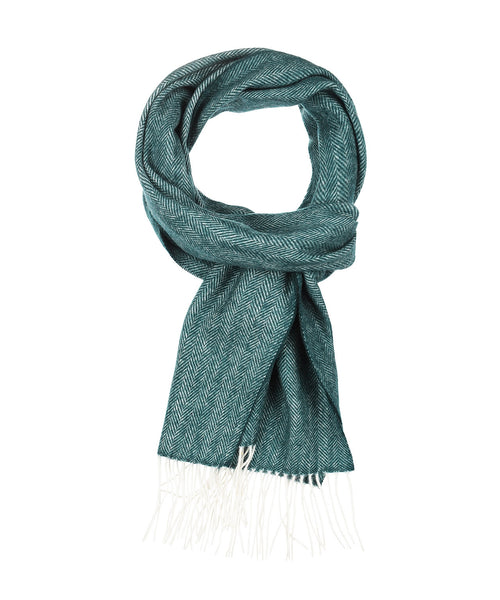 Merino Wool Scarf | Green