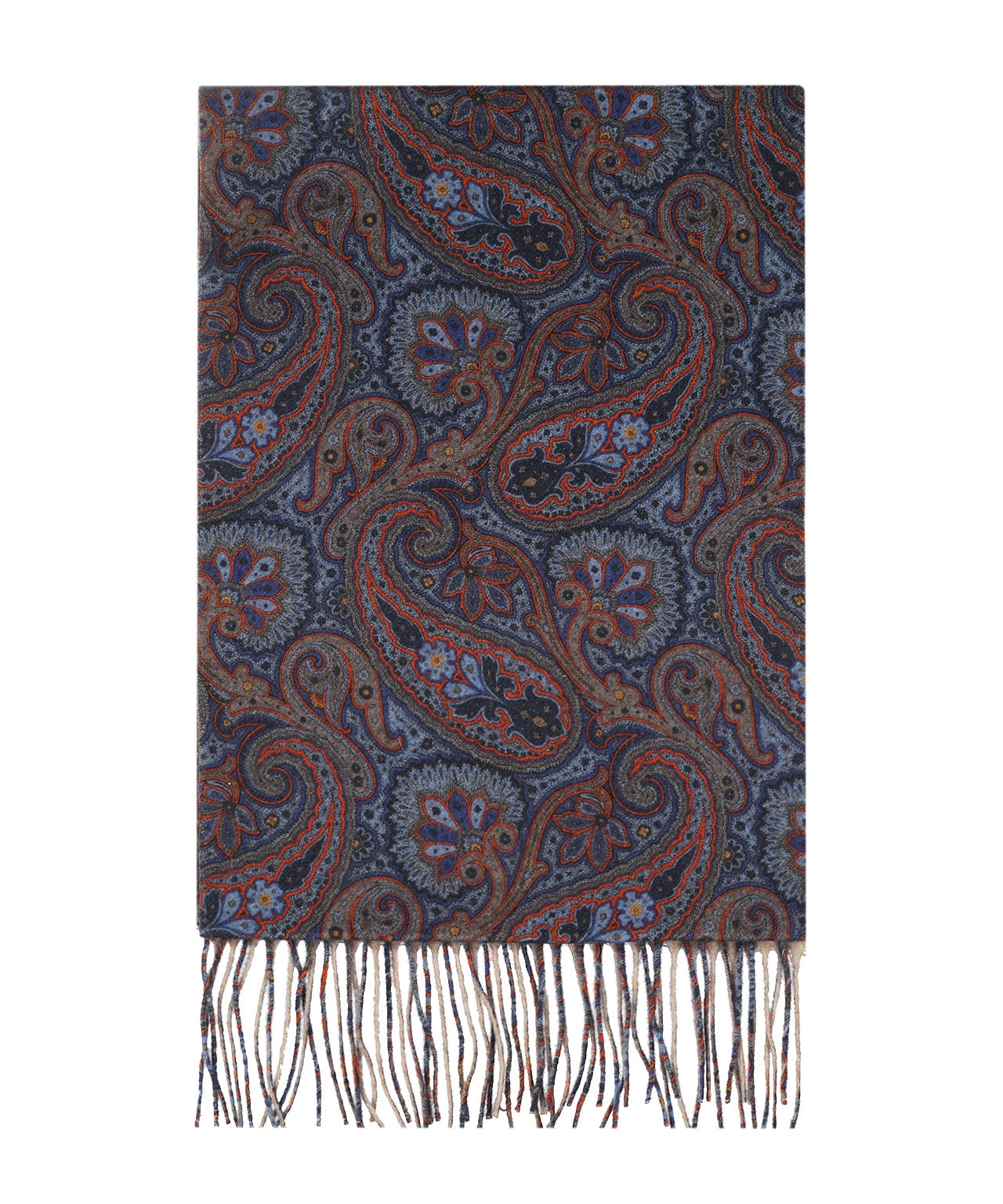 Wollschal 180x30 | Blau