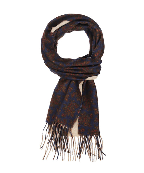 Scarf Wool 180x30 | Blue