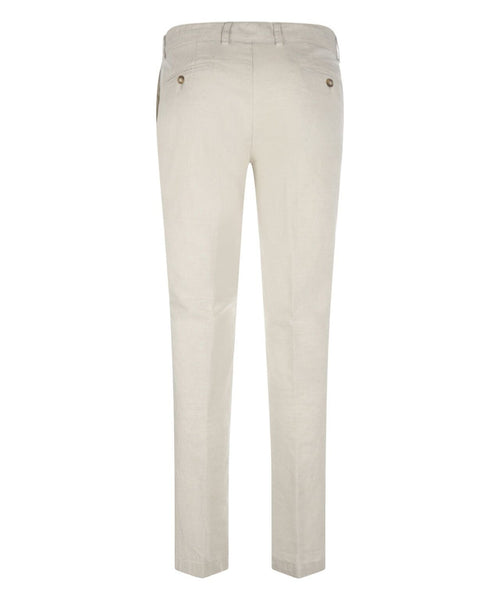 Chino Derby Linen and Cotton | Brown