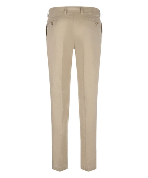 Chino Derby Linen and Cotton | Brown