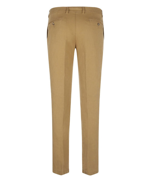Chino Derby Linen and Cotton | Brown
