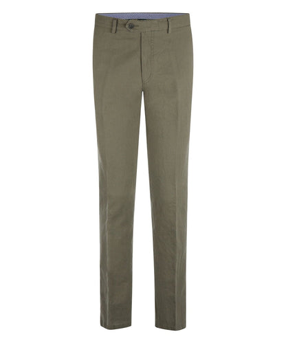 Chino Derby Leinen und Baumwolle | Grün