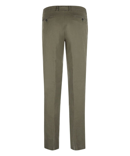 Chino Derby Leinen und Baumwolle | Grün