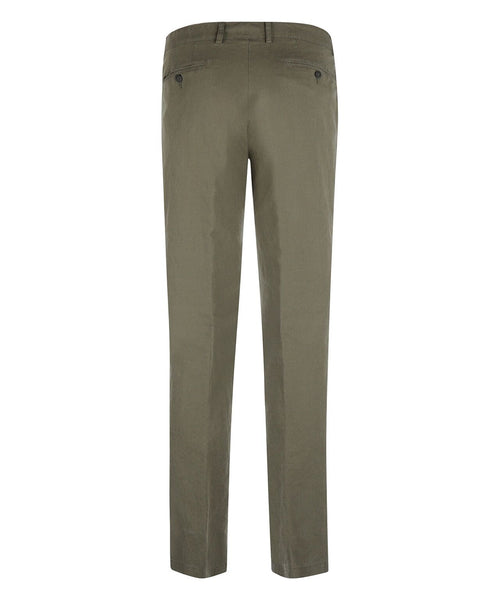 Chino Derby Linen and Cotton | Green