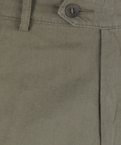 Chino Derby Leinen und Baumwolle | Grün