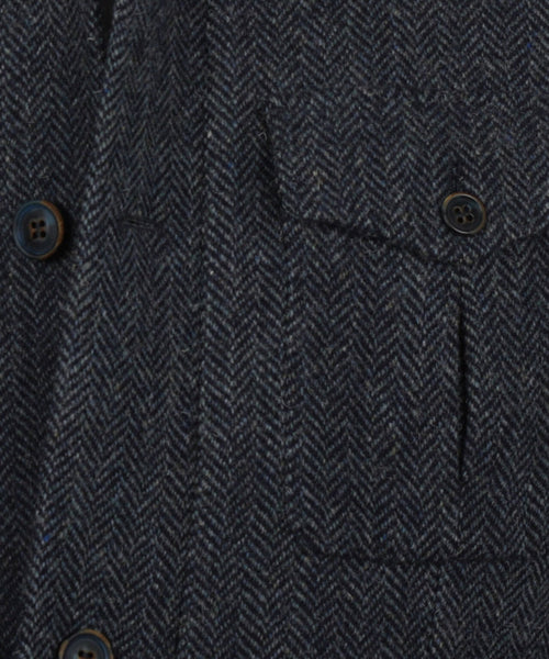 Tweed Jas Cooper | Blauw