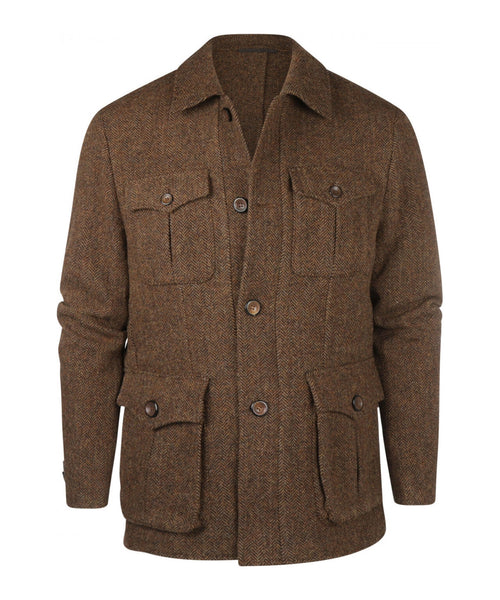 Tweed Jacket Cooper | Brown