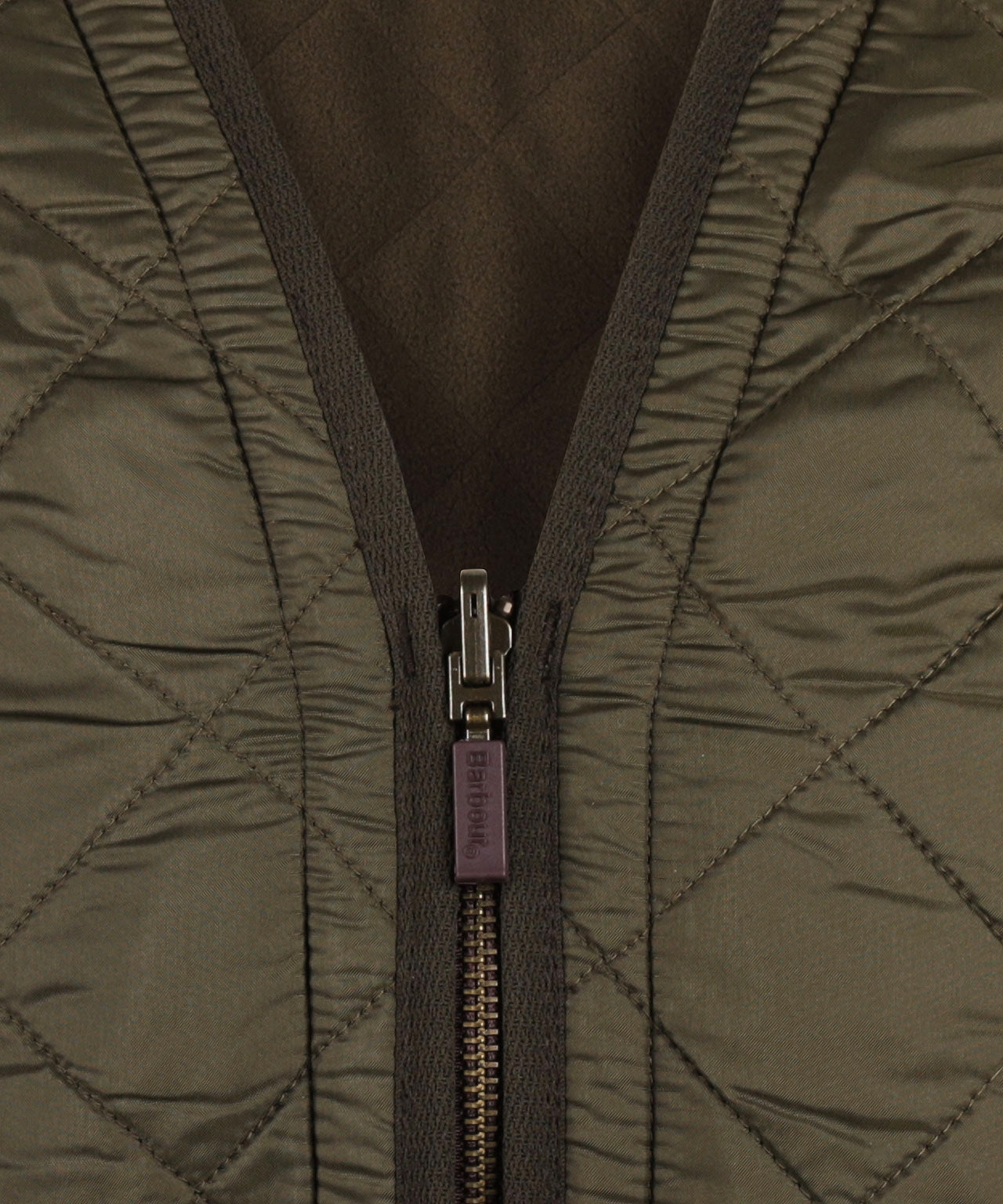 Barbour Polarquilt Zip-in Liner Bodywarmer | Oliv