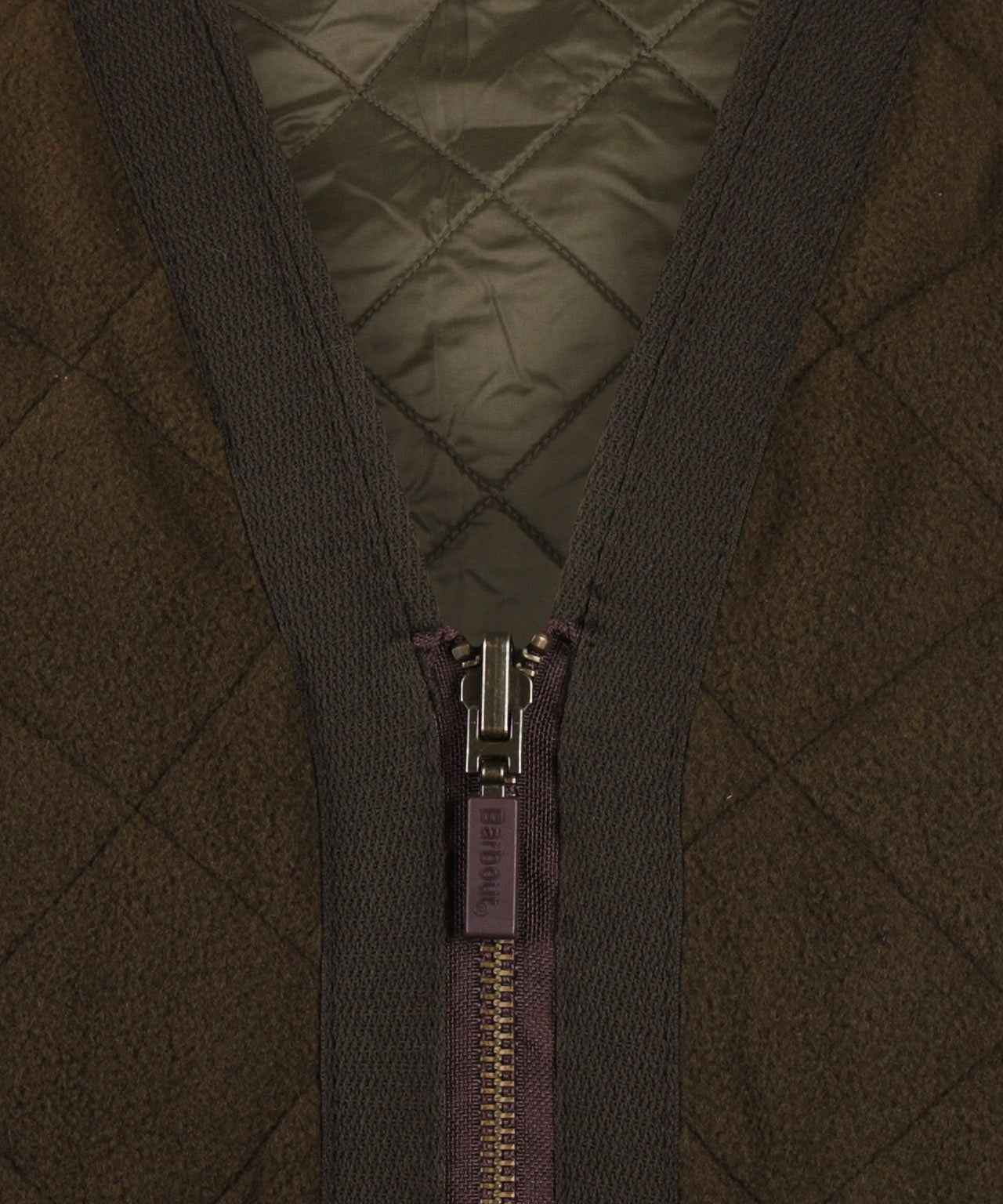 Barbour Polarquilt Zip-in Liner Bodywarmer | Oliv