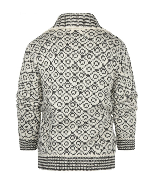 Sweater Svalbard high zip | White