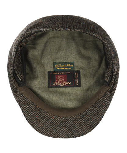 Tweed Cap | Bruin herringbone