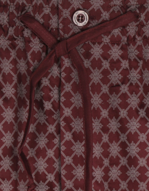 Pyjama set katoen | Bordeaux Rood