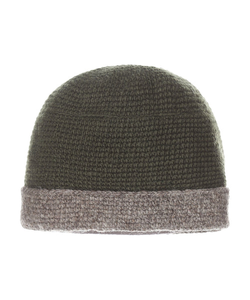 Hat Wool Fleece Lining | Green