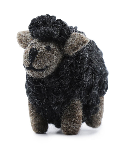 Knitted Sheep Small | Charcoal