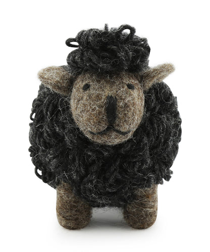 Gestricktes Schaf, mittelgroß | Anthrazitgrau