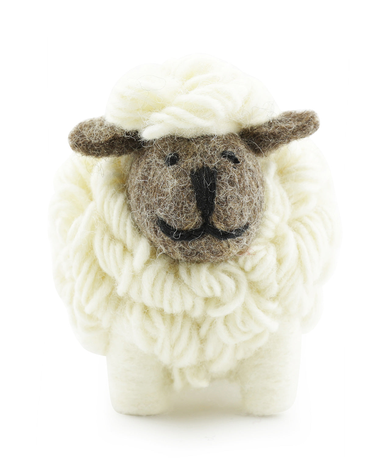 Knitted Sheep Medium | Wit Bruin