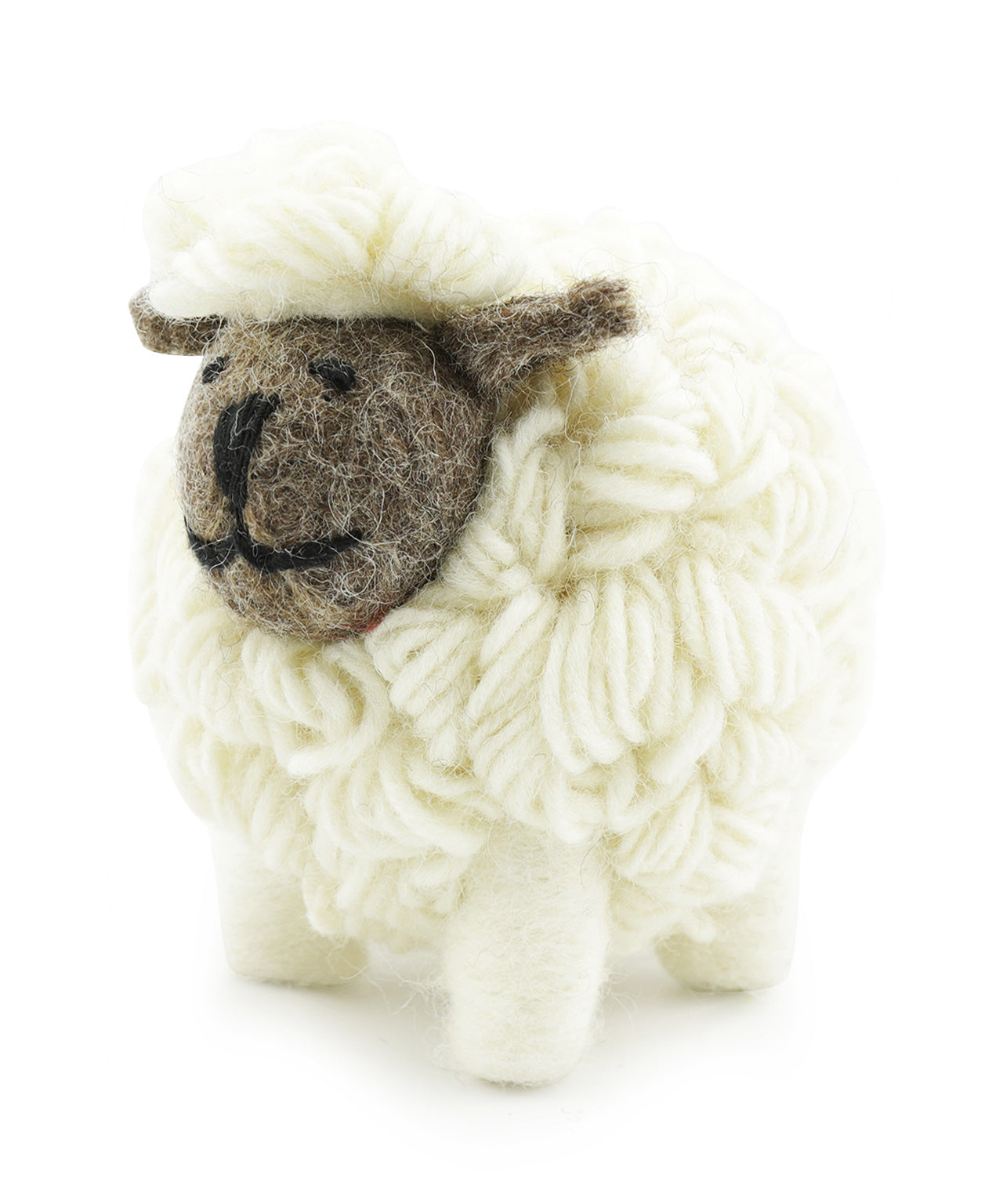Knitted Sheep Medium | Wit Bruin