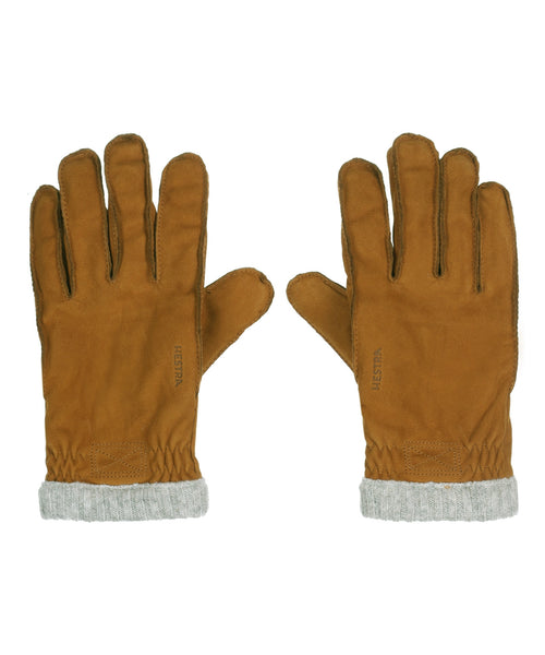 Soft Leather Nubuck Glove | Brown