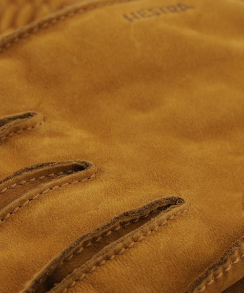 Soft Leather Nubuck Glove | Brown