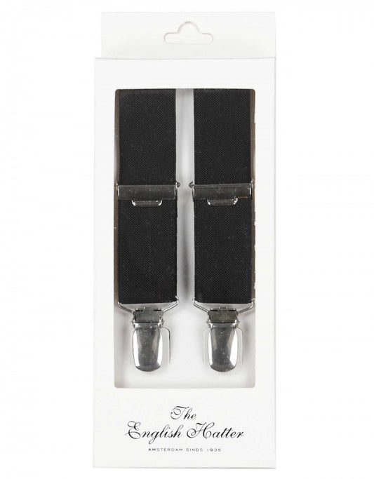 Schmale Zahnspange mit Clips | Schwarz