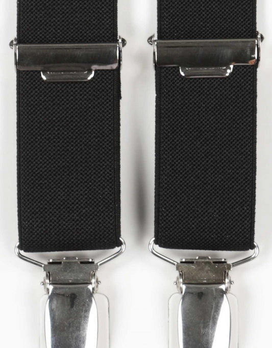Schmale Zahnspange mit Clips | Schwarz