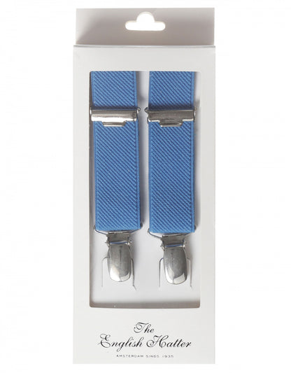 Schmale Zahnspange mit Clips | Blau