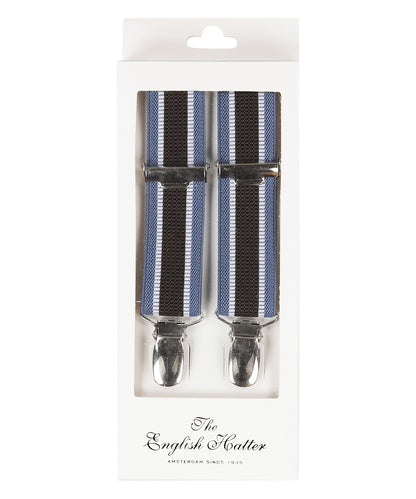 Schmale Zahnspange mit Clips | Blau
